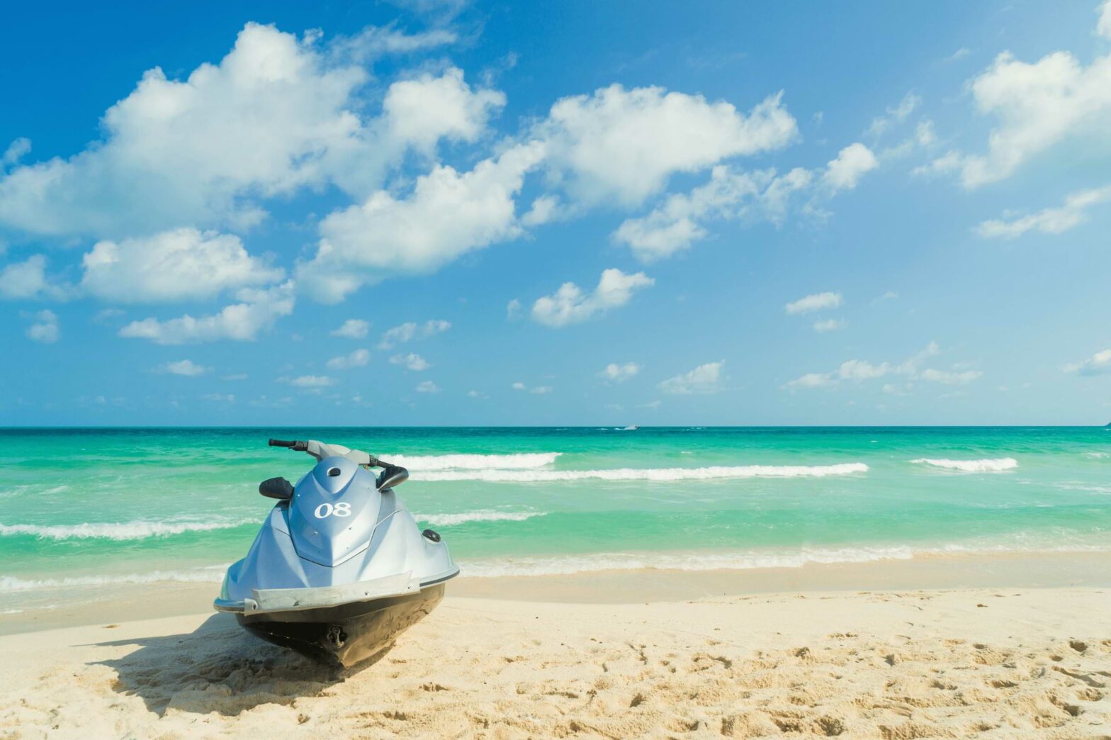 jet ski on key west beaches