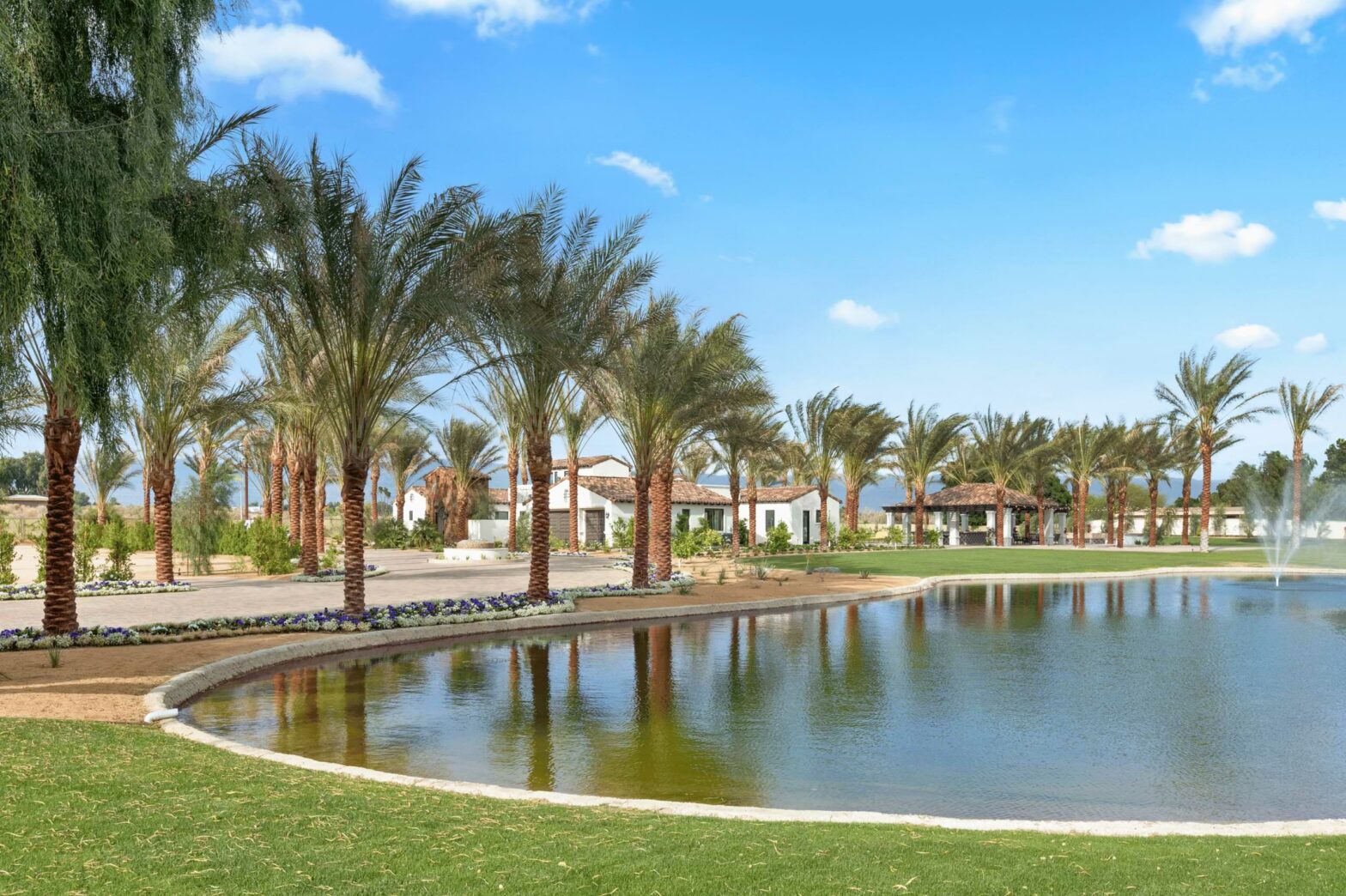 coachella valley vacation rental with private lake